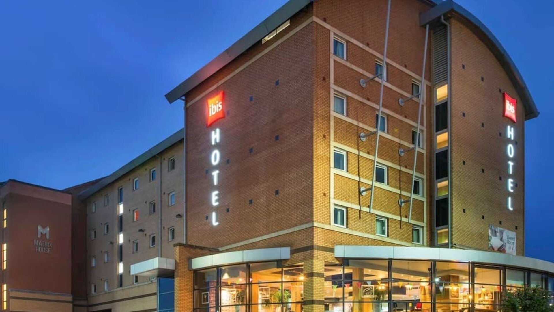 Hotel exterior at ibis Leicester City.