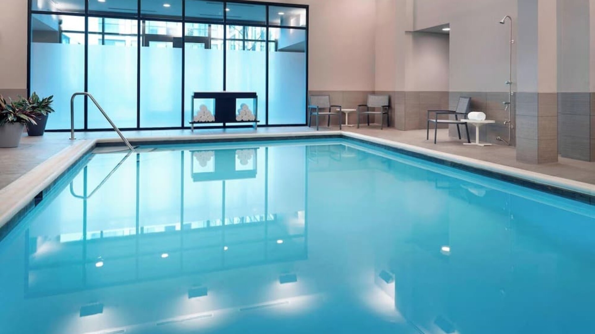 Refreshing indoor pool at Residence Inn Columbus.