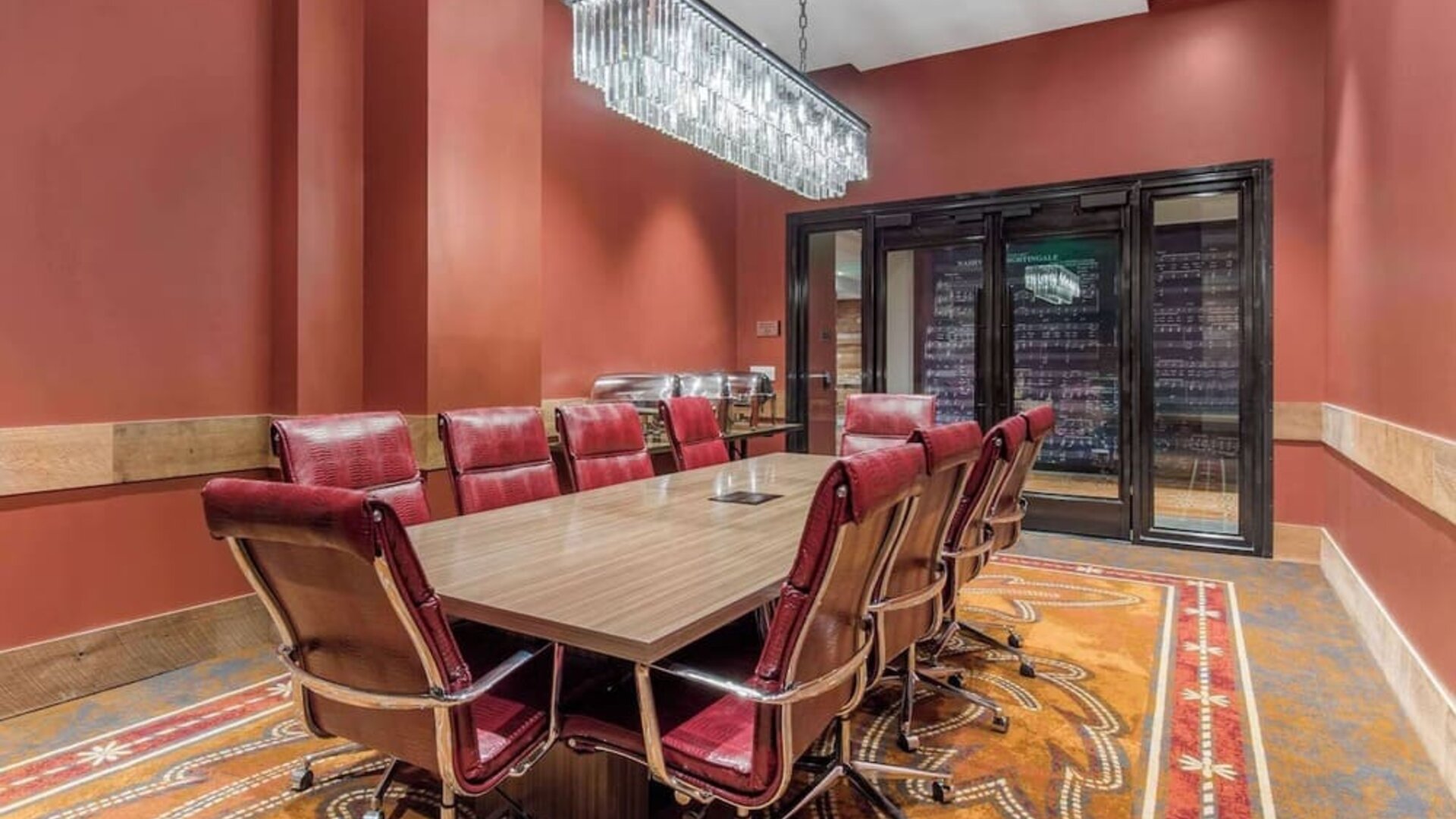 Meeting room at Cambria Hotel Nashville Downtown.