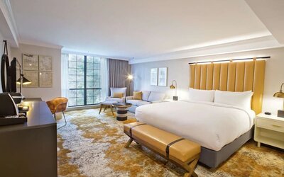 Spacious day use room with natural light at The Inn At Saratoga, Tapestry Collection By Hilton.