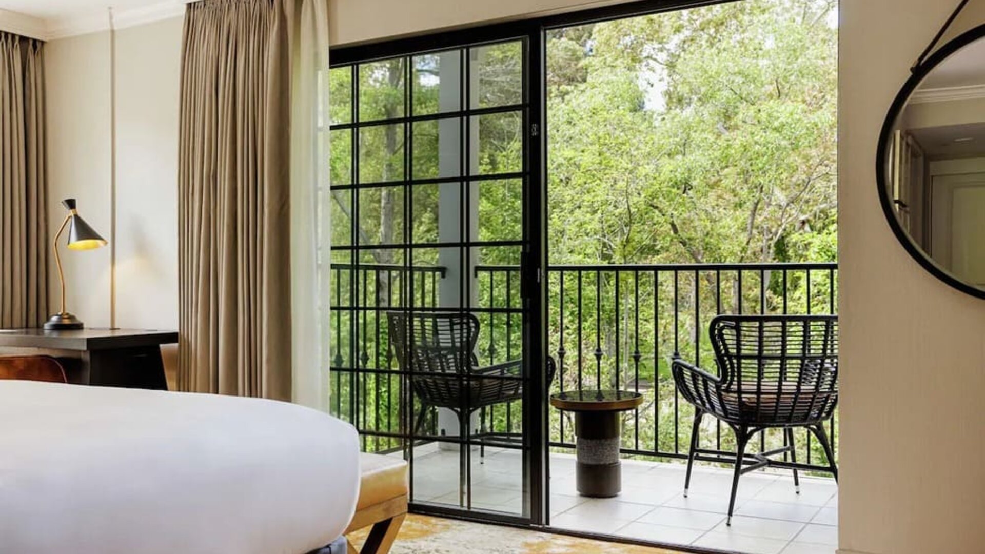 Balcony inside day use room at The Inn At Saratoga, Tapestry Collection By Hilton.