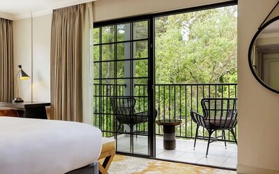 Balcony inside day use room at The Inn At Saratoga, Tapestry Collection By Hilton.