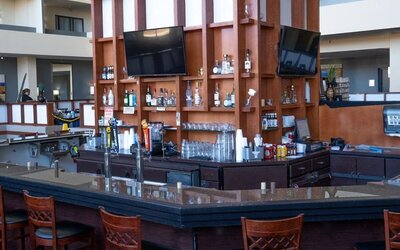 Hotel bar at Atrium Hotel & Suites.