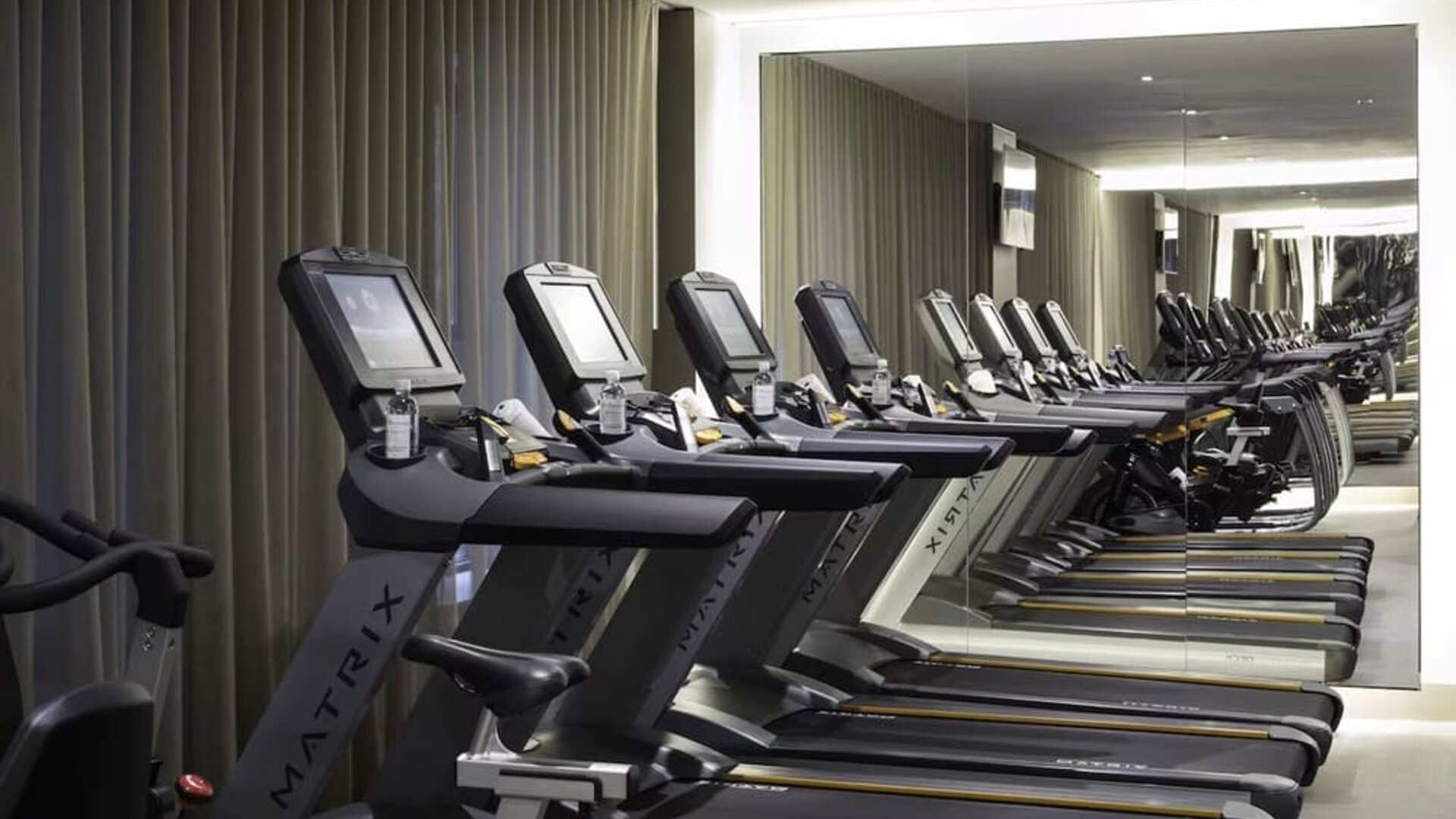 Fitness center at The Knickerbocker Hotel.