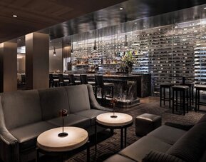 Hotel bar at The Knickerbocker Hotel.