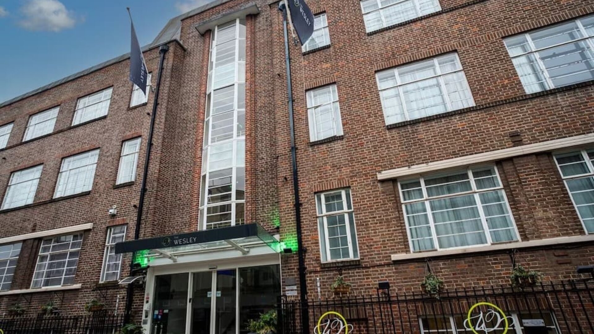 Hotel entrance at The Wesley Euston.