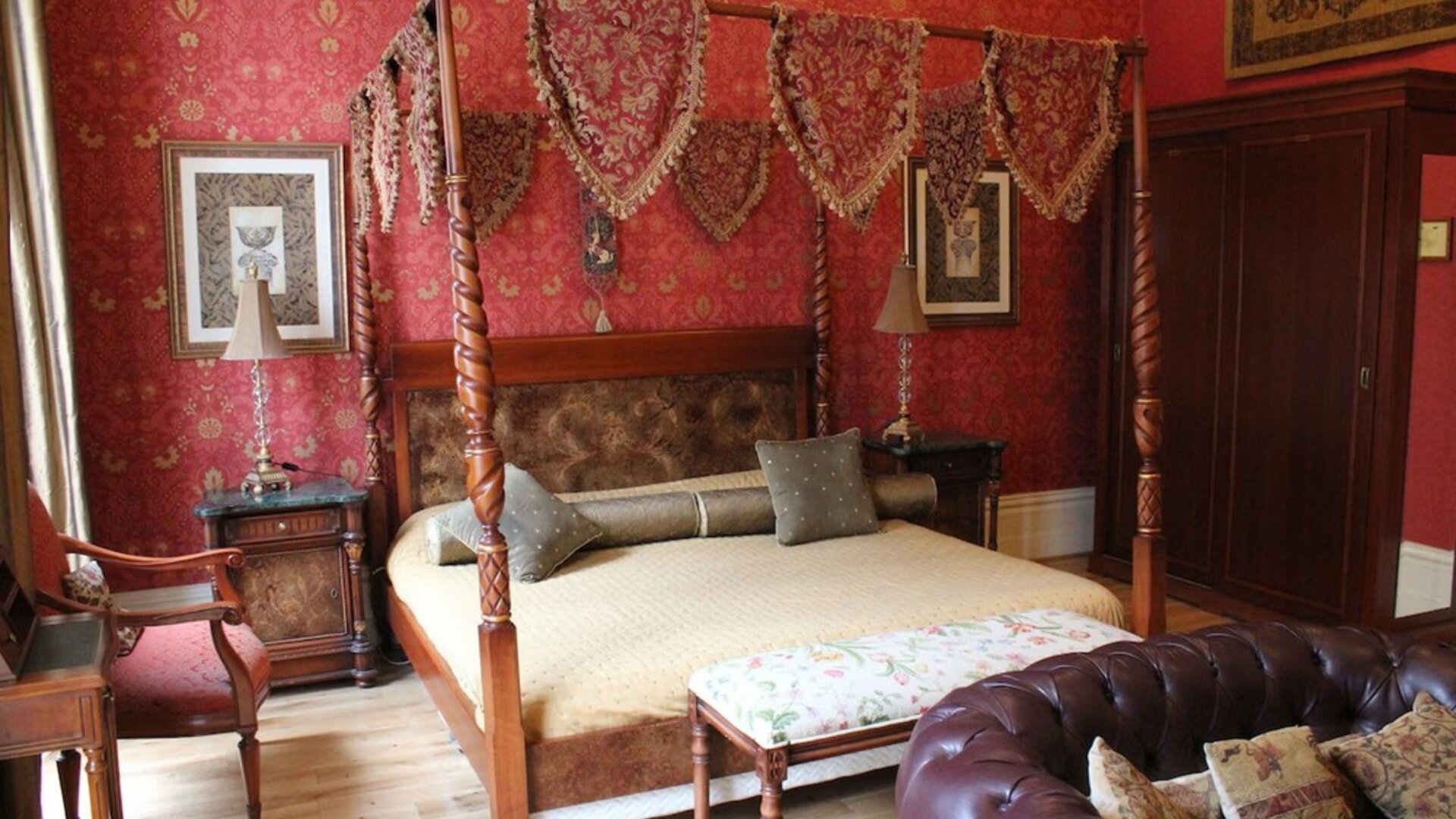 King bed at Opulence Central London Hotel.