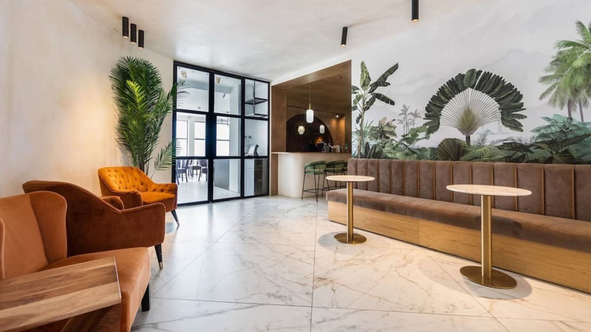 Lobby lounge at King Solomon Hotel.