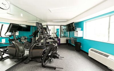 Fitness center available at Best Western San Diego Zoo/SeaWorld Inn & Suites.