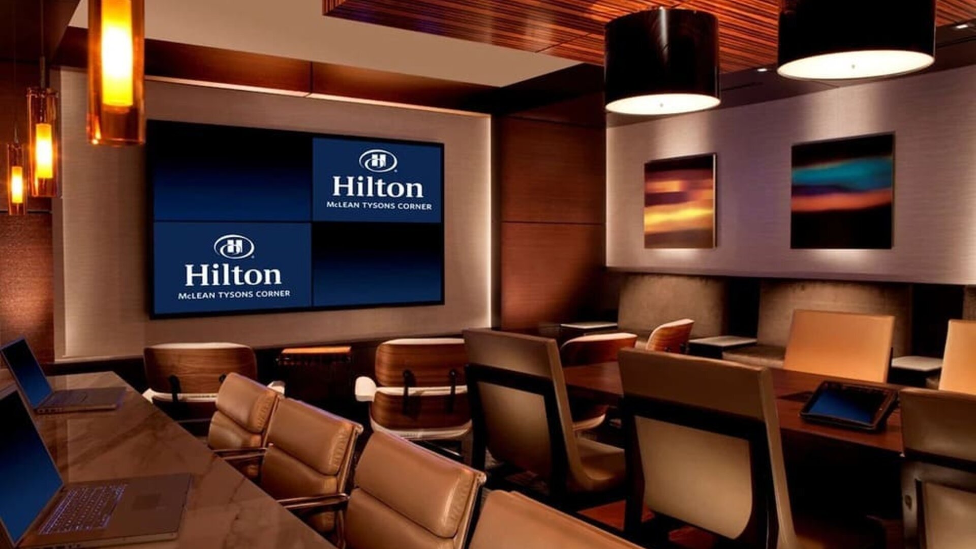 Professional meeting room at Hilton McLean Tysons Corner.