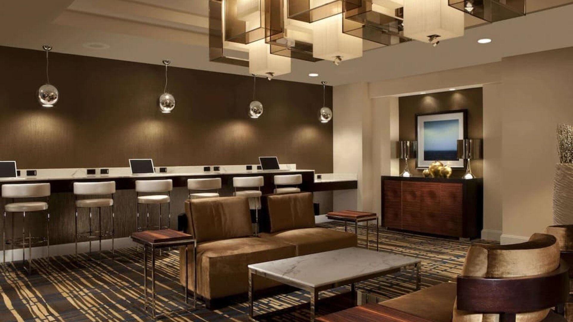 Business center available at Hilton McLean Tysons Corner.