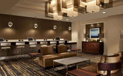 Business center available at Hilton McLean Tysons Corner.