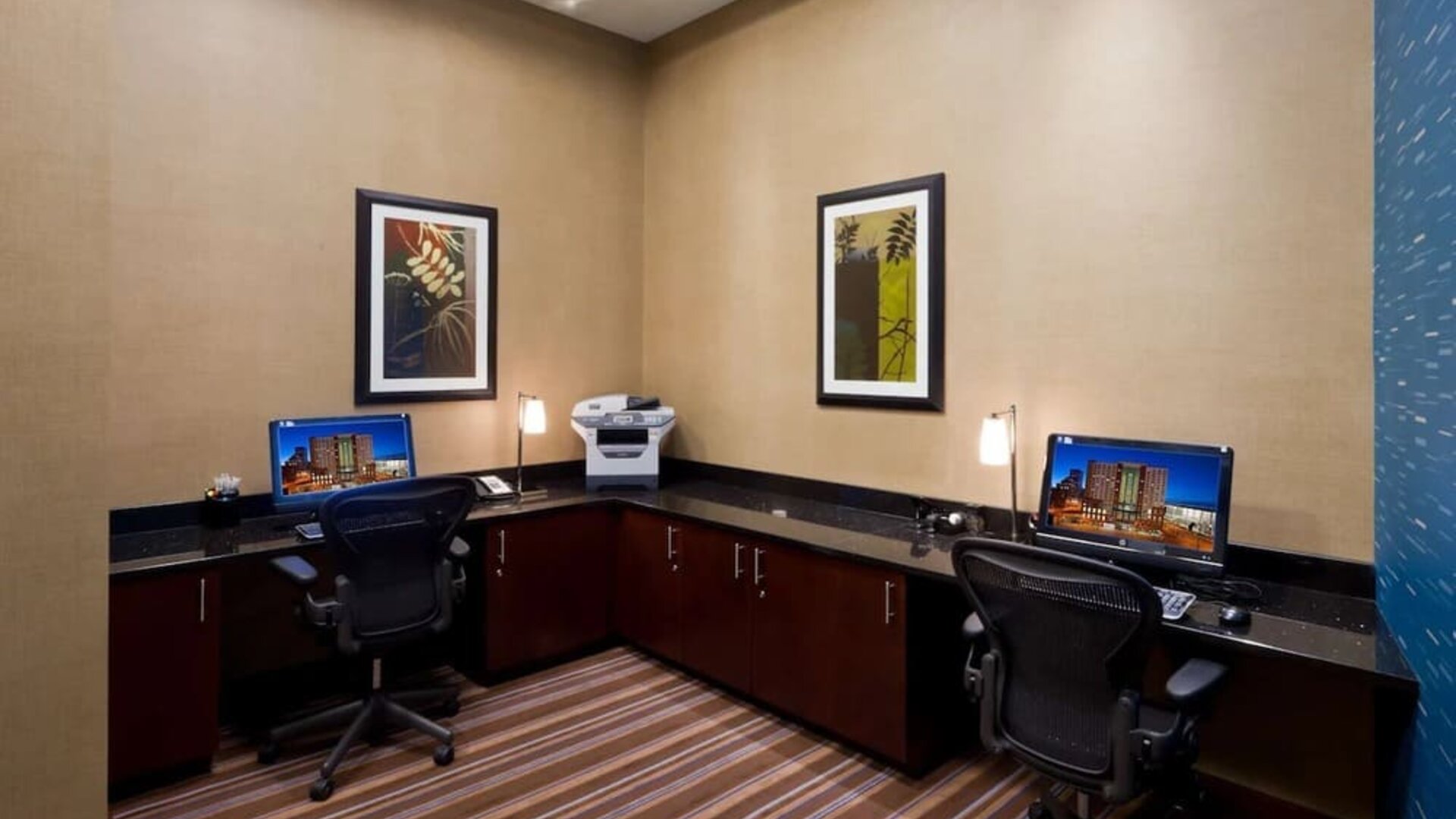 Business center available at Embassy Suites By Hilton Denver Downtown Convention Center.