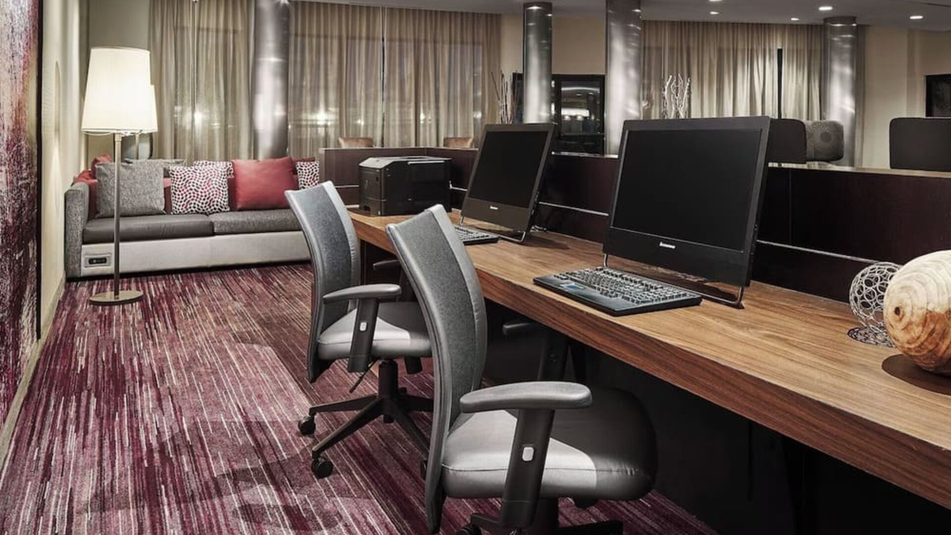 Business center available at Courtyard Bossier City.