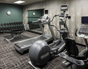 Fitness center at Courtyard By Marriott Santa Clarita Valencia.