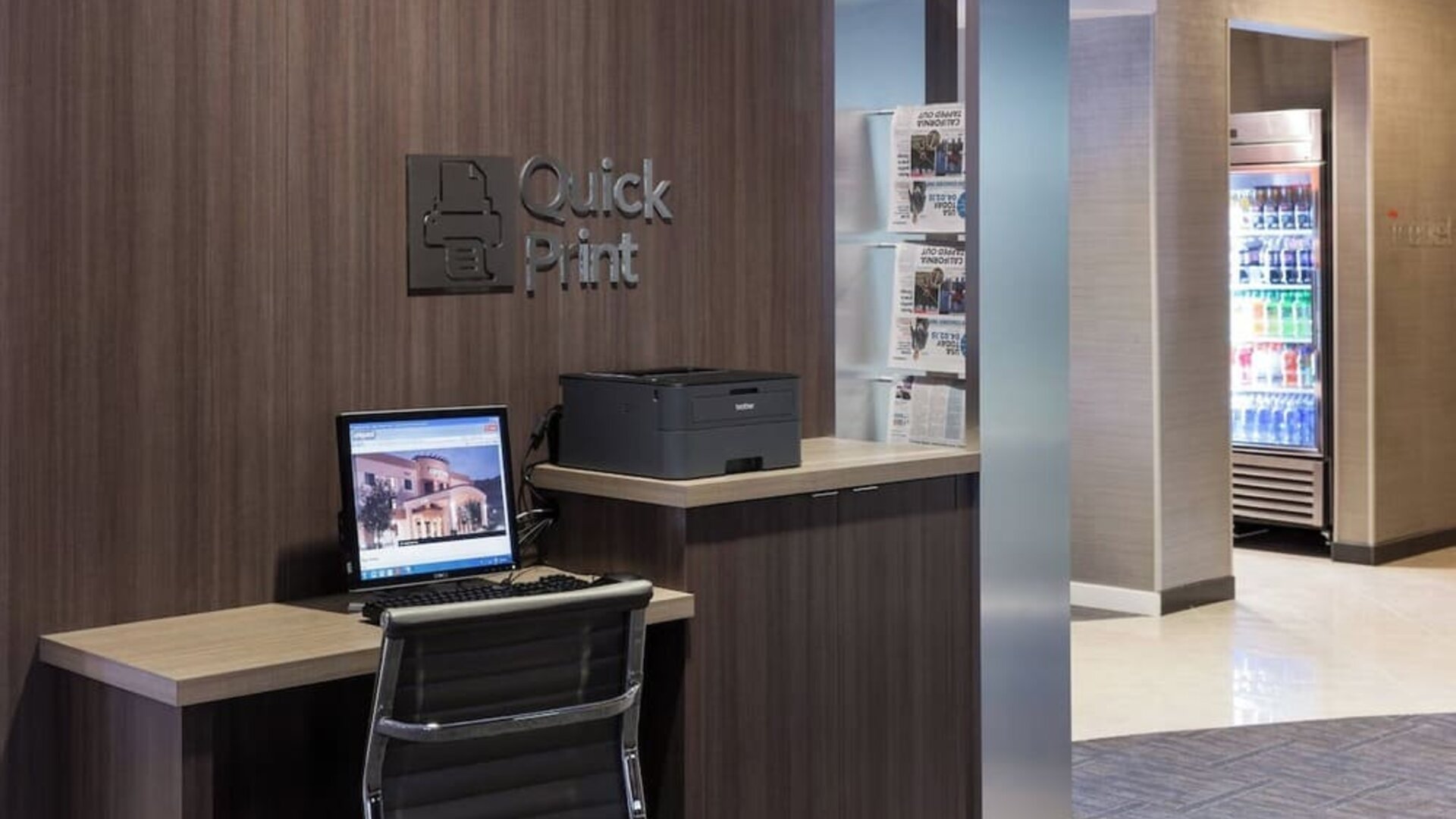 Business center available at Courtyard By Marriott Santa Clarita Valencia.