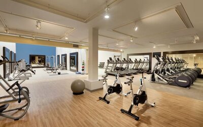 Well-equipped fitness center at DoubleTree By Hilton Scottsdale.