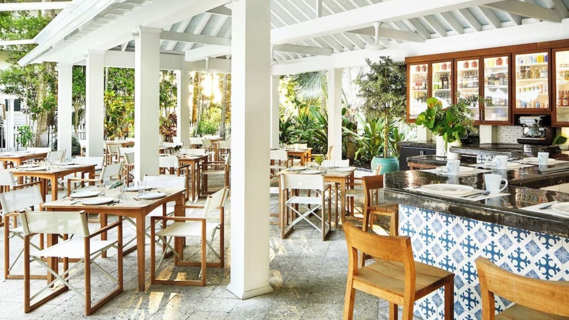 Hotel bar at Parrot Key Hotel & Villas.