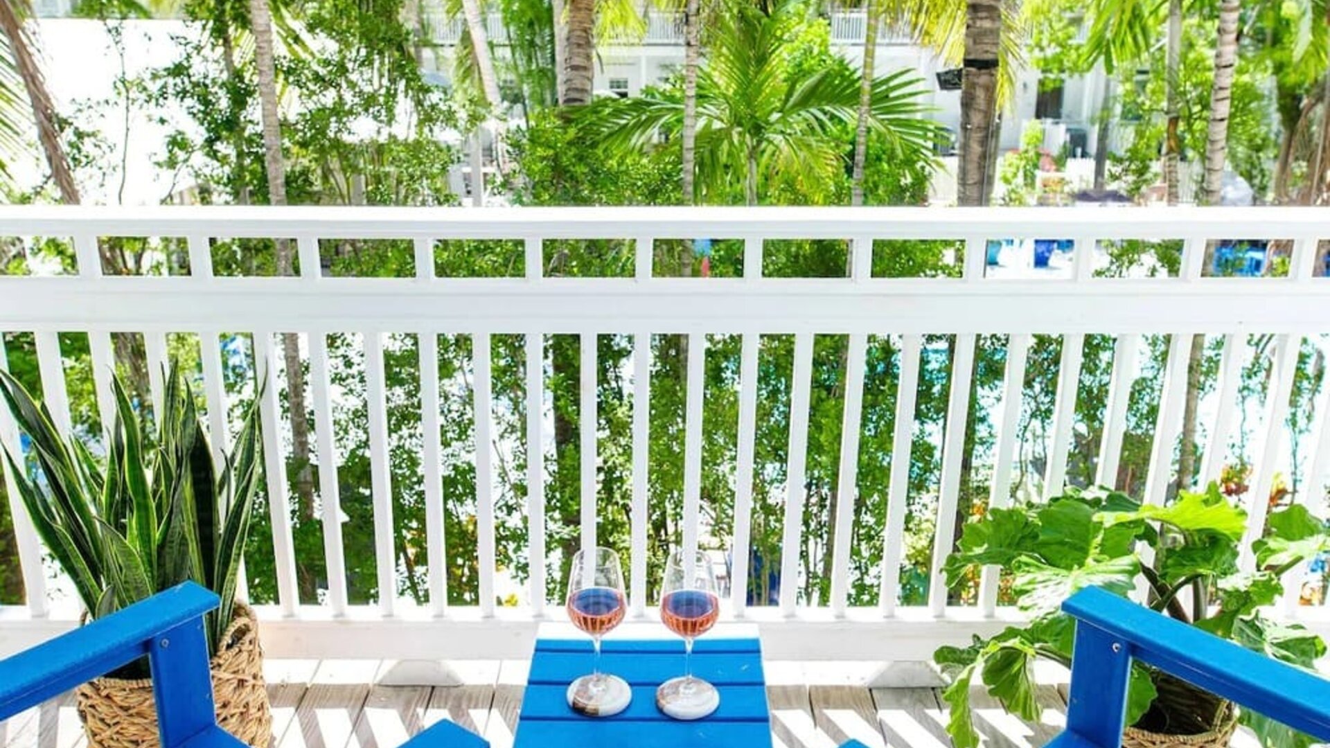 Day rooms with balcony at Parrot Key Hotel & Villas.