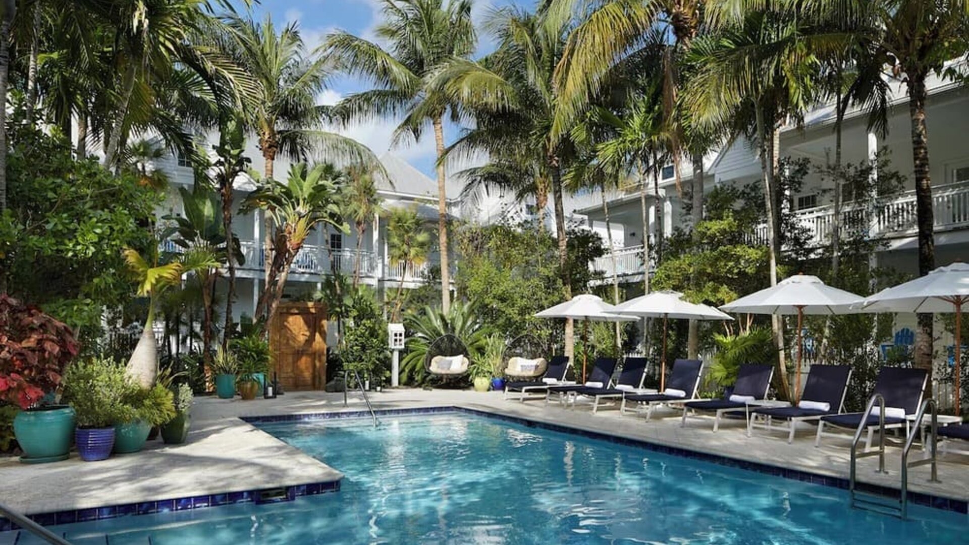 Stunning outdoor pool at Parrot Key Hotel & Villas.