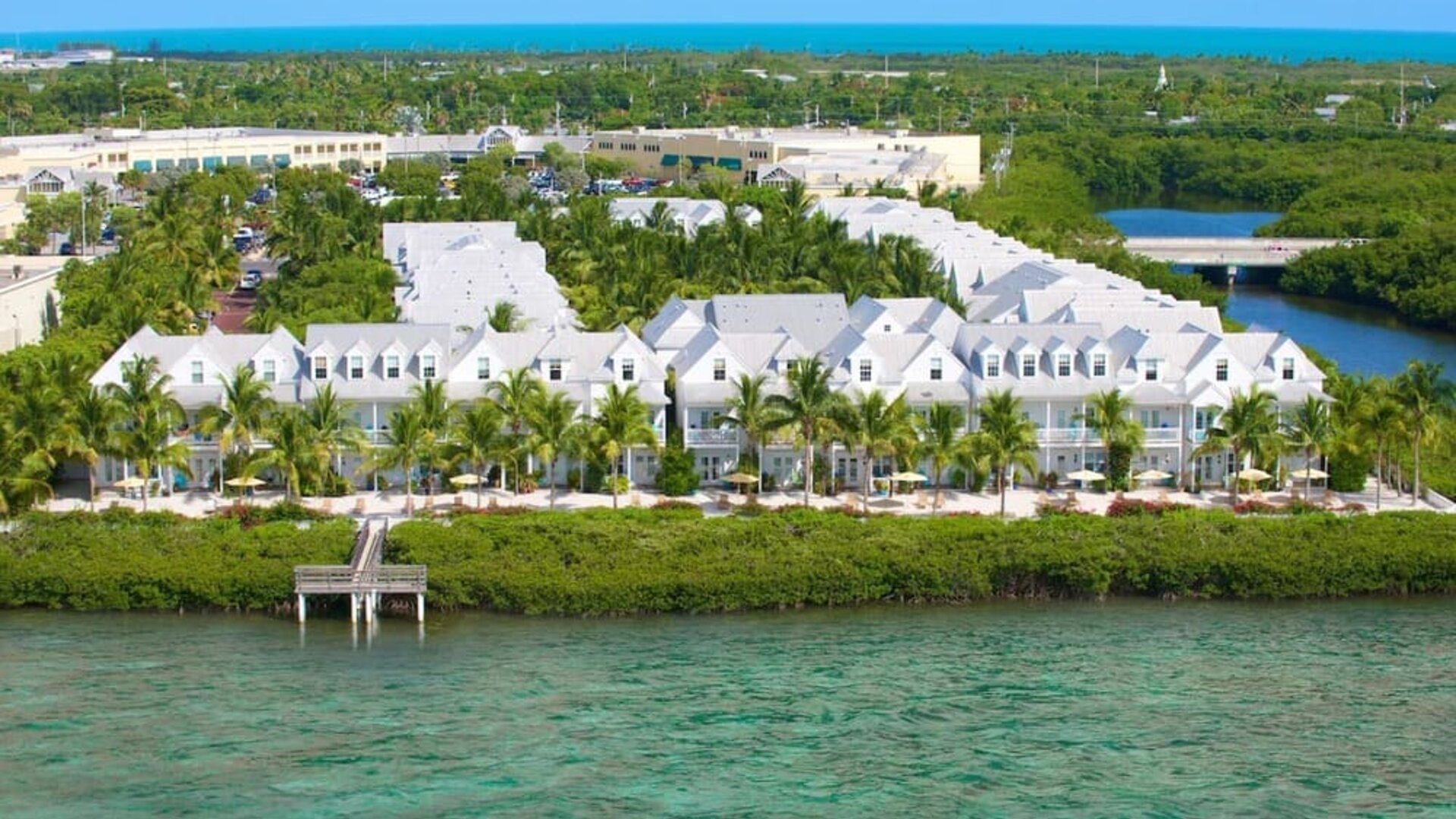 Gorgeous hotel on the ocean at Parrot Key Hotel & Villas.