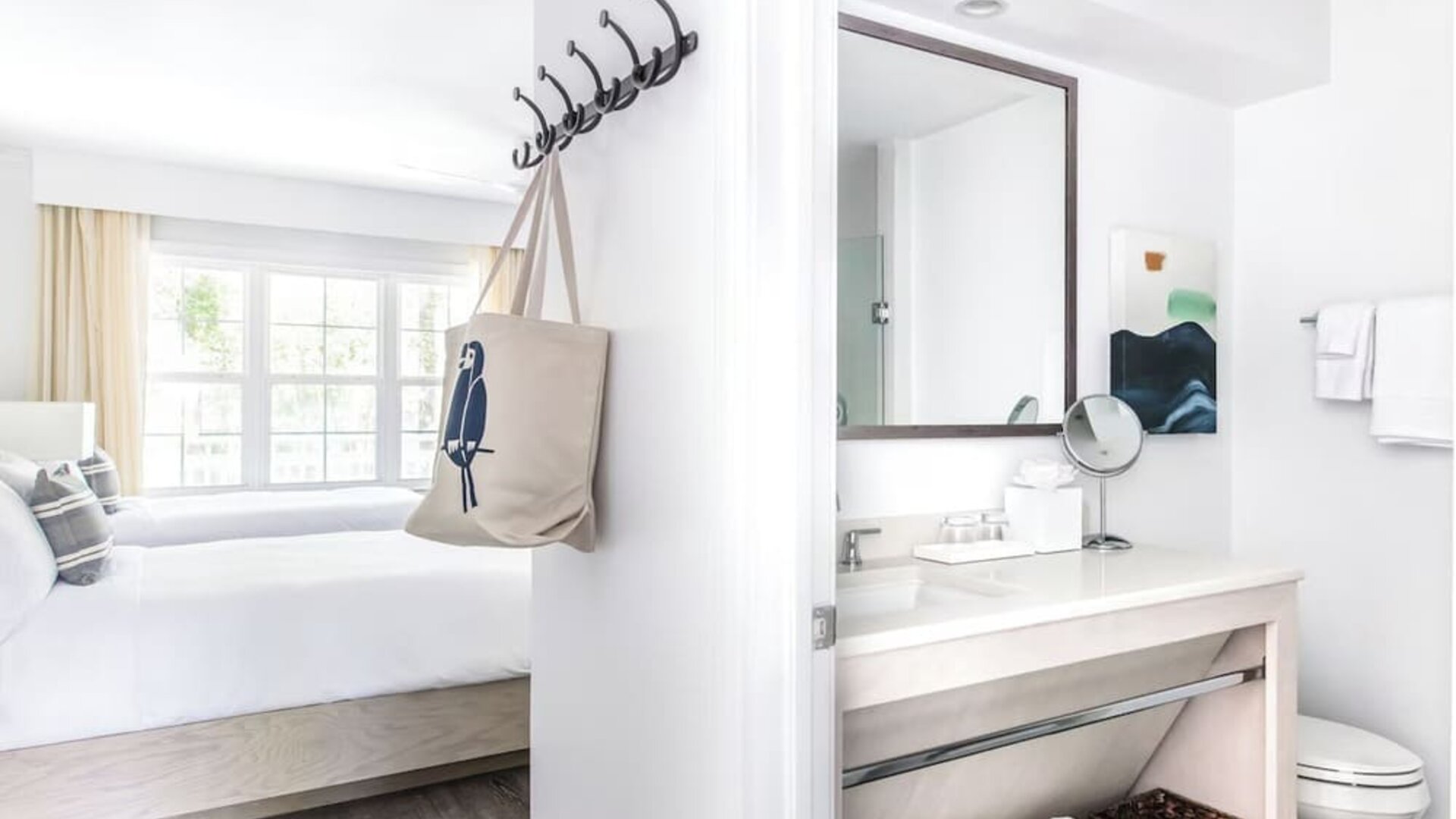 Spacious king suite at Parrot Key Hotel & Villas.