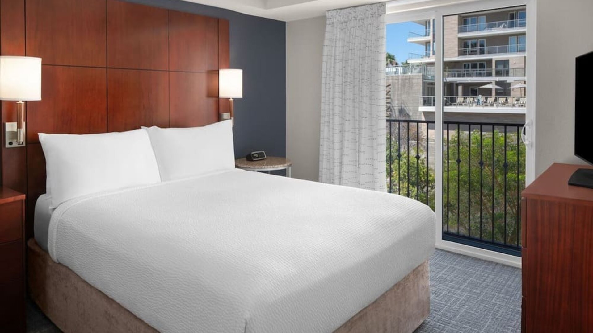 Day use room with balcony at Residence Inn By Marriott San Diego Downtown.