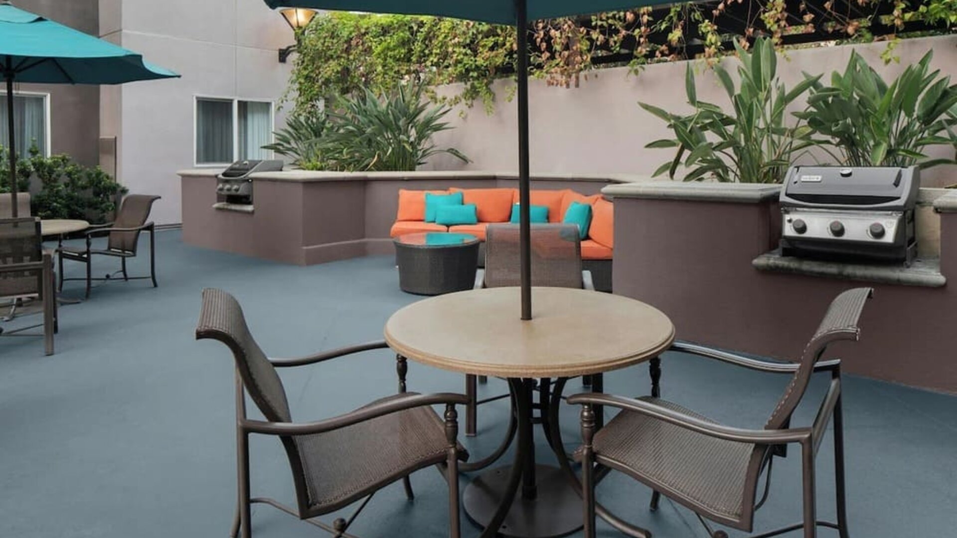 BBQ/grill area at Residence Inn By Marriott San Diego Downtown.