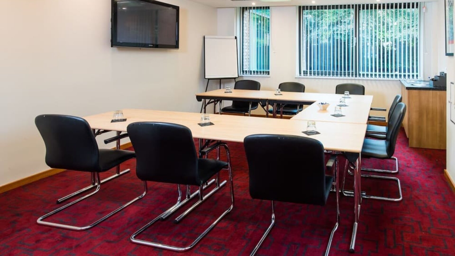 Professional meeting room at ibis Styles Birmingham NEC.