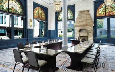 Meeting room at Union Station Hotel Nashville.