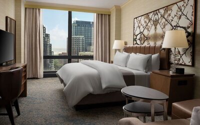 Day use room with natural light at The Westin Crystal City Reagan National Airport.