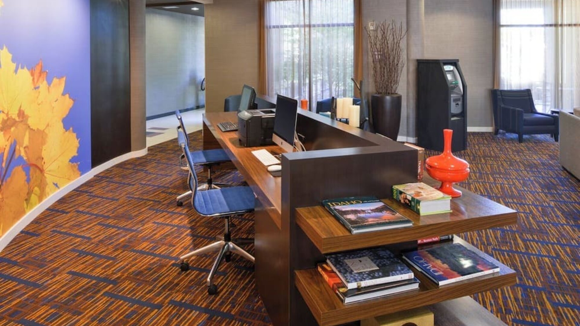 Business center available at Courtyard By Marriott Boise West/Meridian.