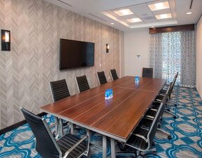 Meeting room at Hilton Garden Inn Burbank Downtown.