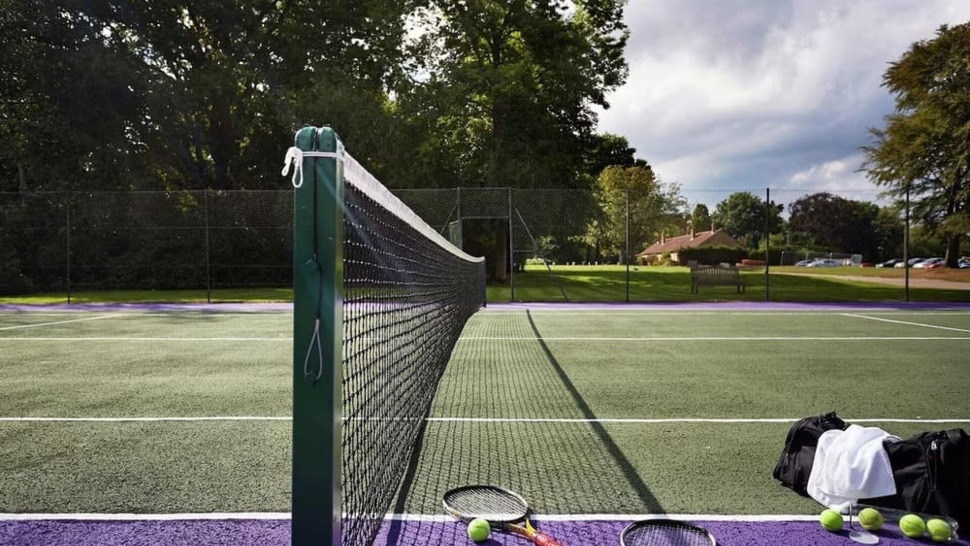 Tenis courtyard at Alexander House Hotel And Utopia Spa Hotel.