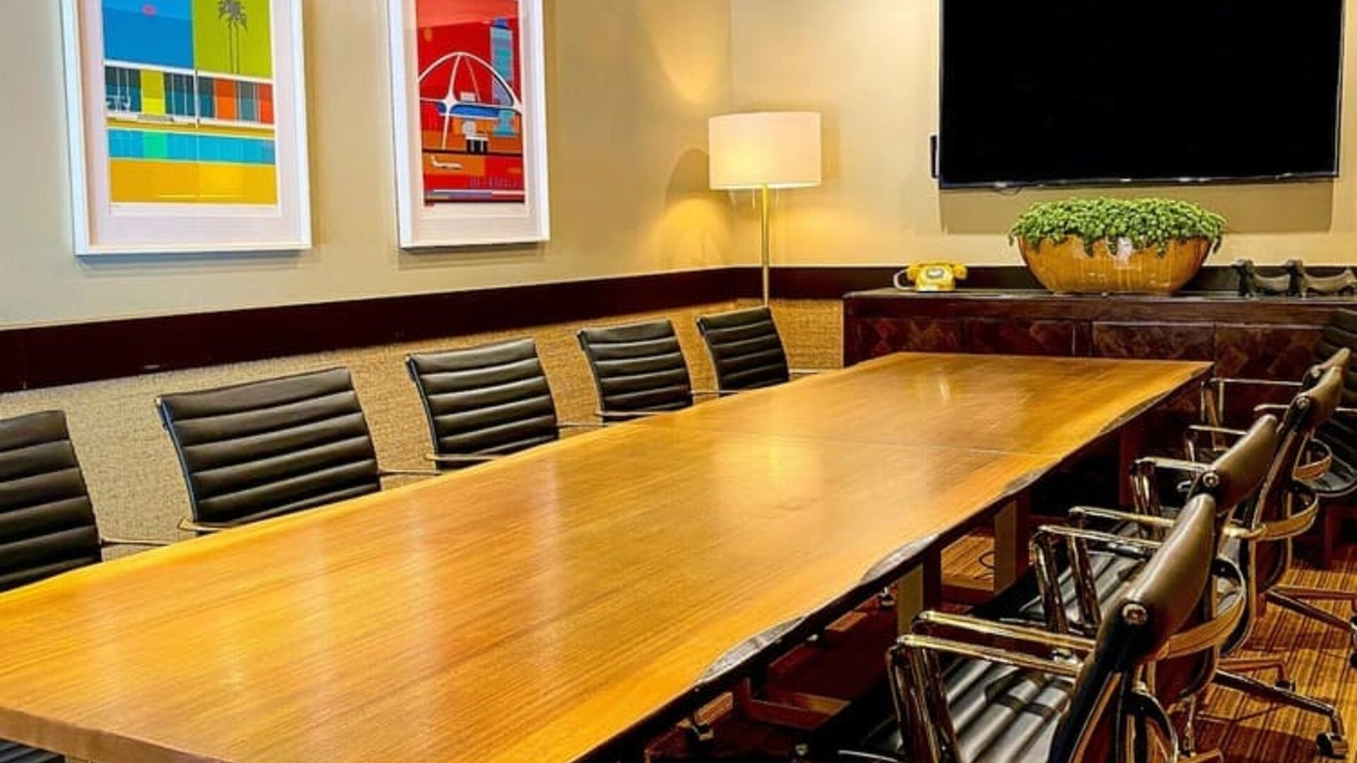 Meeting room at The Garland.