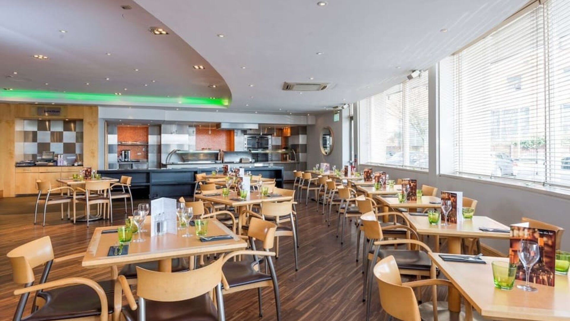 Hotel restaurant at Best Western London Heathrow Ariel Hotel.