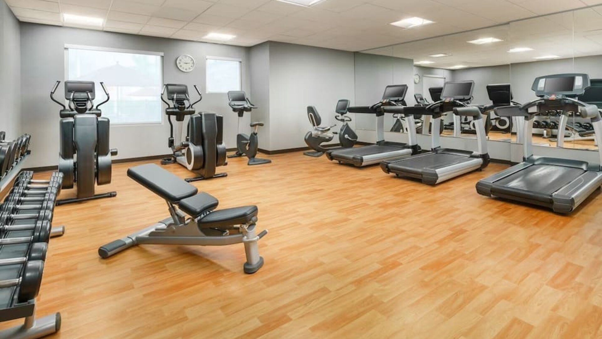 Fitness center at Hyatt HOUSE Fort Lauderdale Airport-South & Cruise Port.