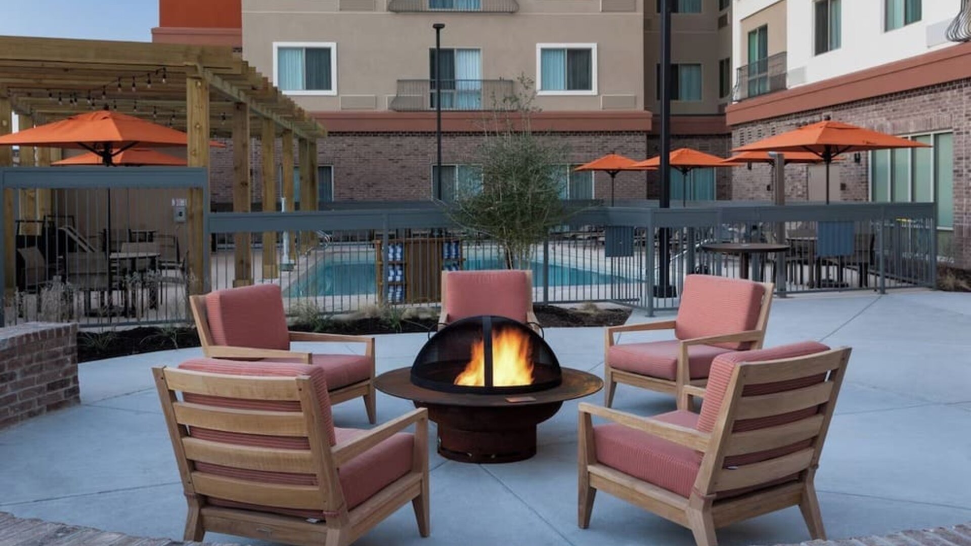 Firepit available at Courtyard By Marriott Fort Worth Historic Stockyards.