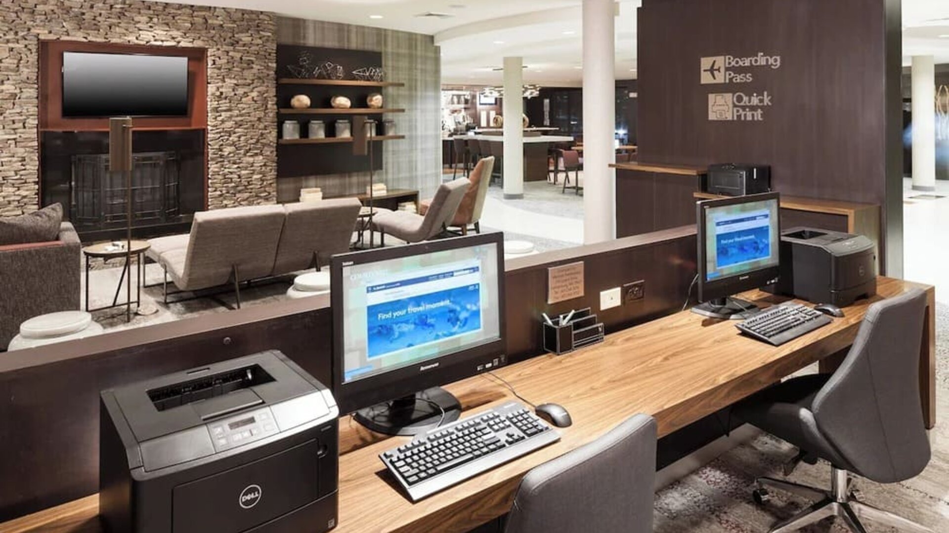 Business center available at Courtyard By Marriott Hattiesburg.