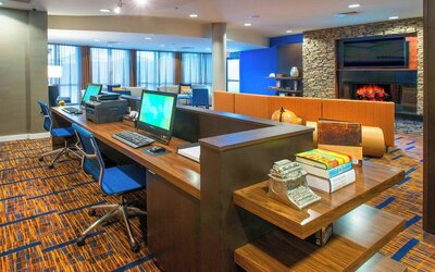 Business center available at Courtyard By Marriott Montgomery Prattville.