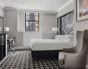 Romantic king room at The Muse New York.