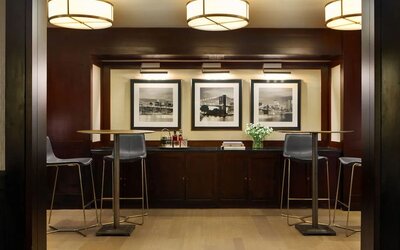 Business center at The Muse New York.