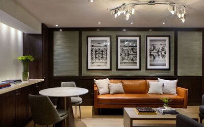Lounge area at The Muse New York.