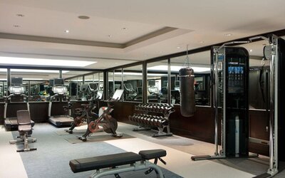 Fitness center at The Muse New York.