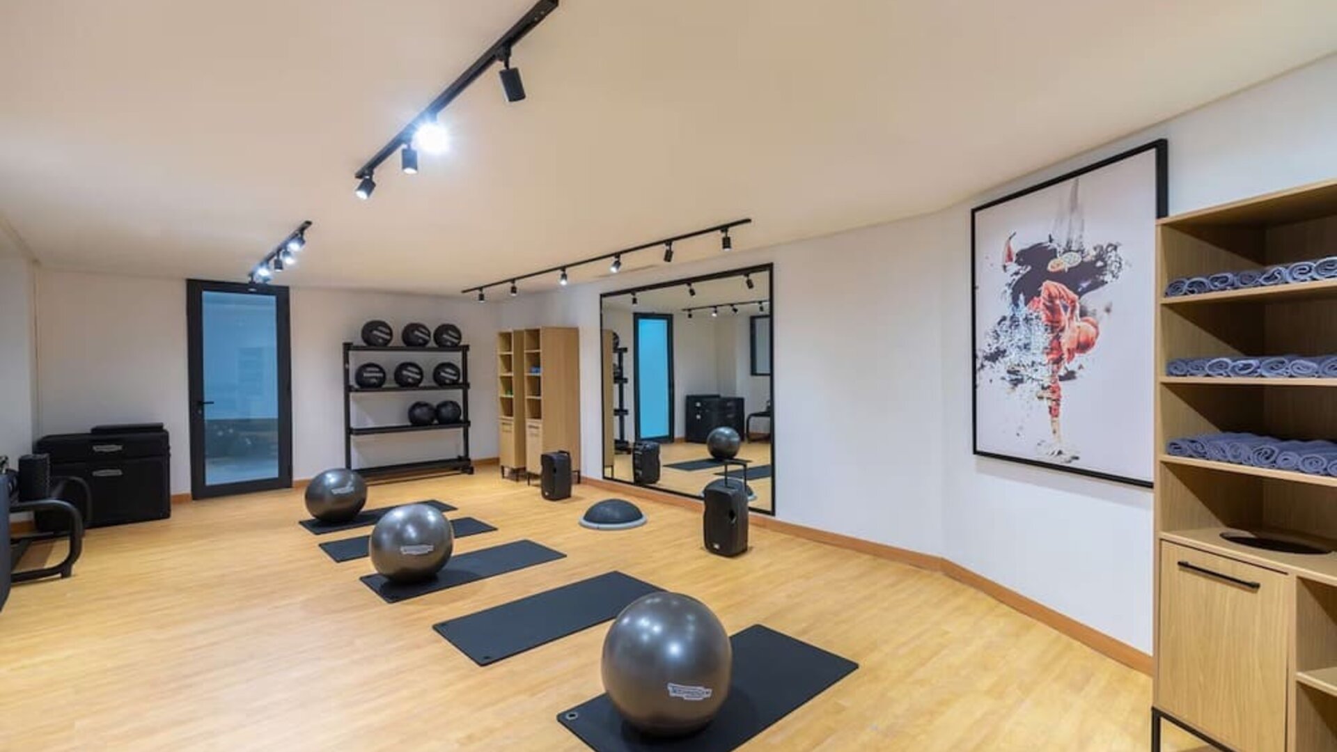 Fitness center at Hilton Skanes Monastir Beach Resort.