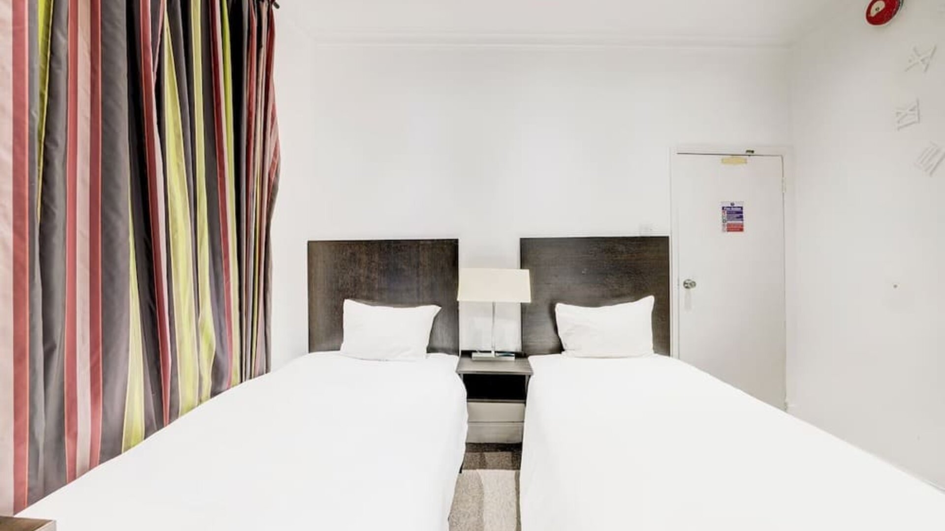 Two bed day use room at London Shelton Hotel.