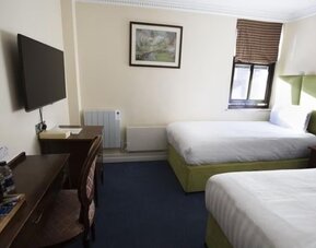 Day use twin room with work desk at Cheshire Hotel.