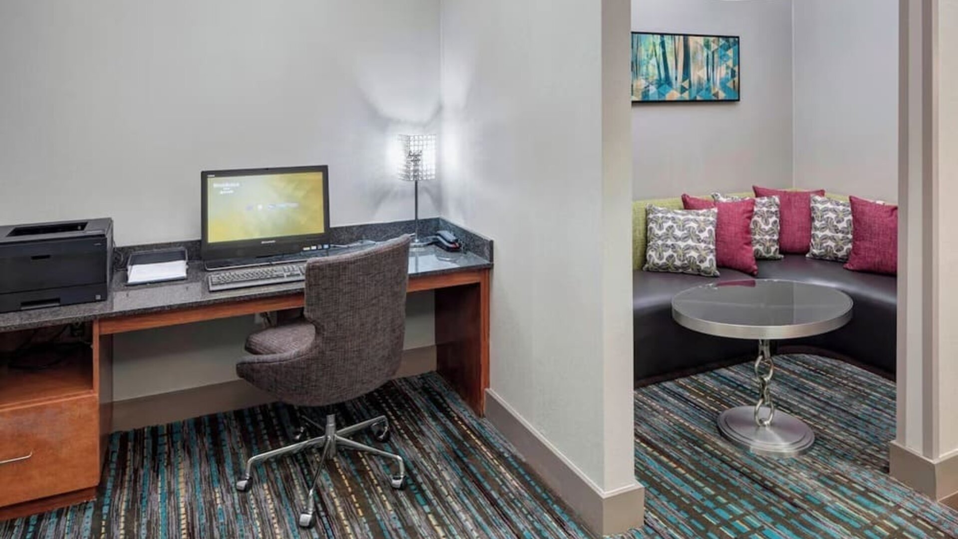 Business center available at Residence Inn By Marriott Hattiesburg.