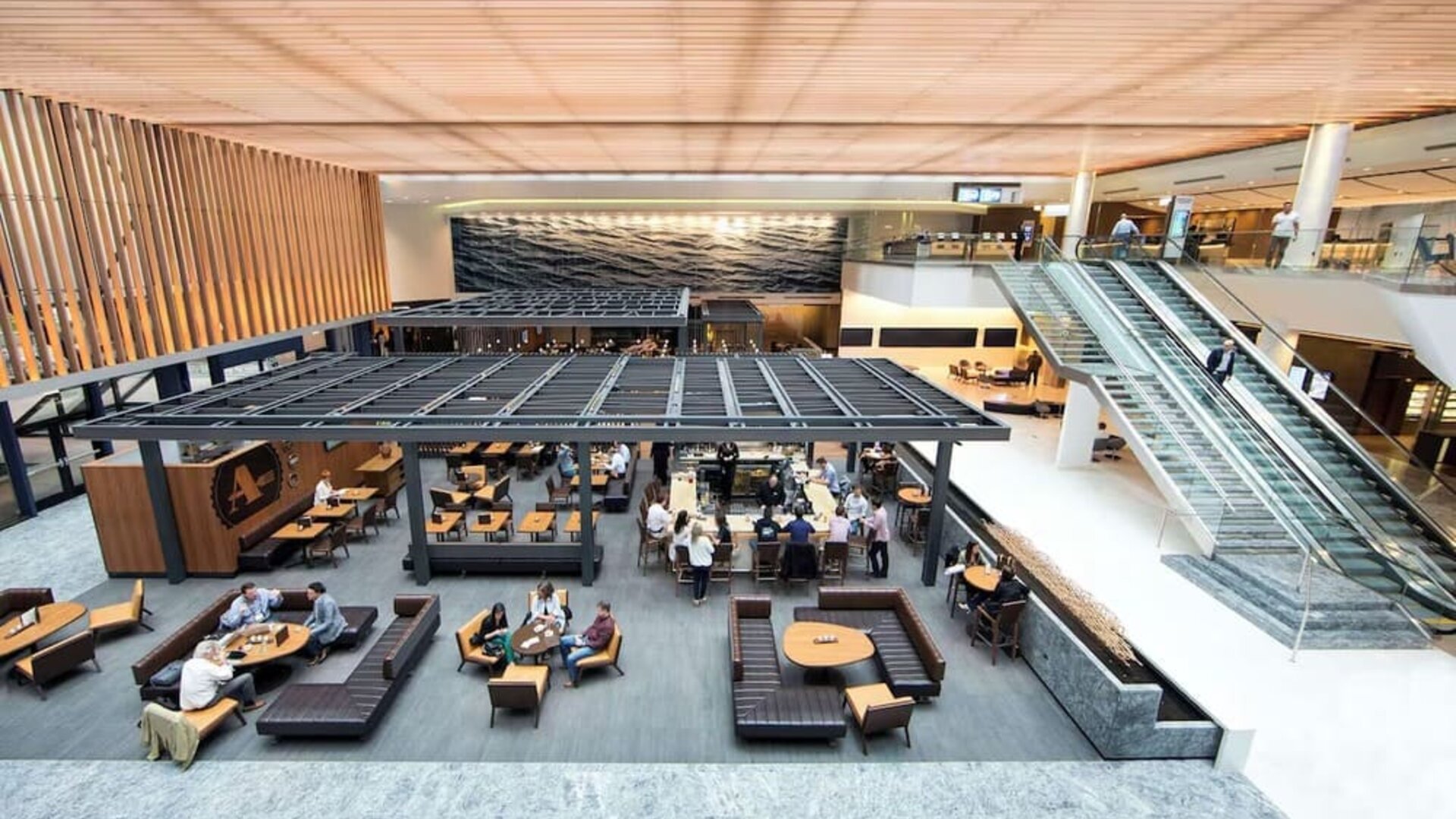 One of the 4 restaurants at Hyatt Regency Chicago.