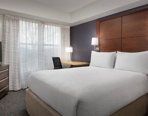 Day use room with work desk at Residence Inn Kansas City Overland Park.
